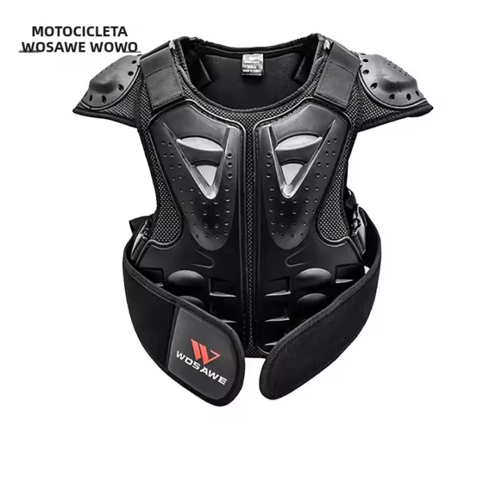 Chaleco De Motocross Para Niños WOSAWE Protección Corporal Anticaída Armadura De Hombro Y Espalda Para Racing - 1