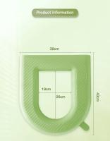 Cubierta De Inodoro Suave Impermeable Y Lavable Funda Para Inodoro O-Shaped Almohadilla De Bidet Accesorios De Baño Ecológicos - details 8