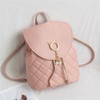 Mochila Mini De Mujer Moda PU Cuero Pequeña Con Cordón Estilo Casual Para Estudiantes Bolsa De Libros Colorido Dibujos Animados - details 15