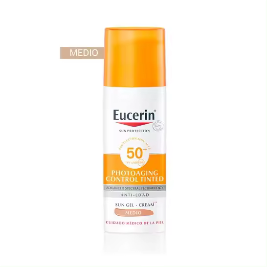 Eucerin Sun Cc Creme Photoaging Control Tinted Medium SPF50+ 50ml - 1