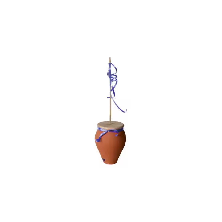 Zambomba Marca Samba (L) Grande Tradicional Medidas: 21 altura x Ø14 Cm. Ceramica - 1
