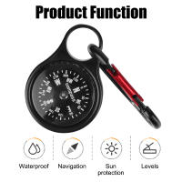 Compas De Coche Con Mapa Escalado Y Luz Luminosa Para Senderismo Camping Montaña Moto Accesorios Universales Para Automóvil - details 16