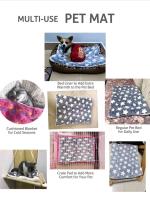 Alfombra De Descanso Para Mascotas XS-3XL Suave Y Cálida Para Perros Y Gatos Tapete De Dormir Para Pequeños Y Grandes Animales Peludos - details 4