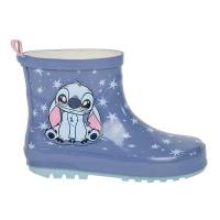 Botas de agua para la lluvia de Rubber Stitch en color azul denim de Lilo y Stitch - details 1