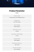 Sensor De Temperatura Y Humedad Zigbee Tuya Para Interior Compatible Con Alexa Google Home Assistant Gateway Zigbee - details 10