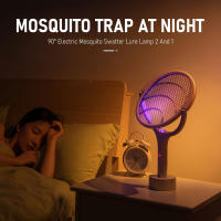 Lampara Eléctrica Repelente De Mosquitos Con Trampa UV Rotativa De 90 Grados Y Palanca Extensible Para El Verano Asesina De Moscas - details 6