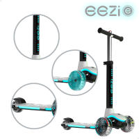 Patinete 3 ruedas blanco c/luces multicolor personalizables EEZI - details 3