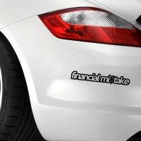 Pegatina De Error Financeño Para Coche Divertida Y Estilosa Pegatina De Carreras Adhesiva PVC Para Decoración Del Vehículo - details 6