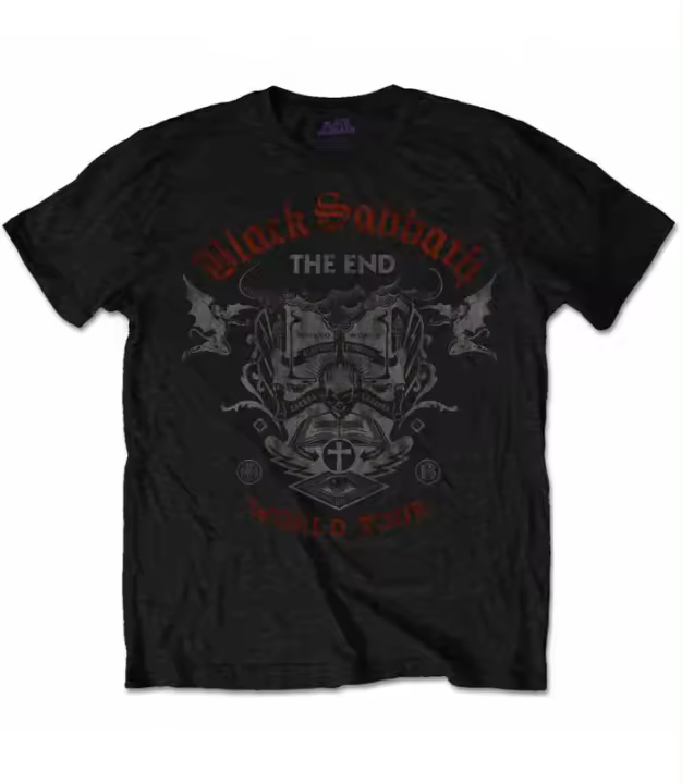 Black Sabbath Camiseta The End Reading Skull - Rock Off - BSTS27MB - 1