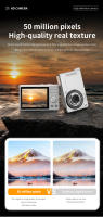 Cámara Digital Portátil 4K 50 MP Con Zoom De 16X Pantalla LCD De 2.8 Pulgadas Para Fotografía Y Video Vlogging Cámara De Grabación MP4 - details 3