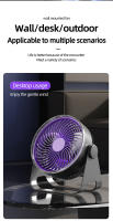 Ventilador de vera de alta velocidad, ventilador portátil recargable con refrigeración por agua, mini ventilador de escritorio USB, turbina de ma, mini ventilador personal - details 0