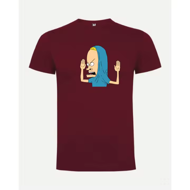 Camiseta roly hombre retro beavis and butt-head en impresión dtf de máxima calidad y durabilidad - 1