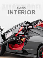 McLaren Senna Supercar Modelo a Escala 1:24 En Metal Con Sonido Y Luz Vehículo De Acción Para Coleccionistas Y Niños Regalo De Cumpleaños - details 8