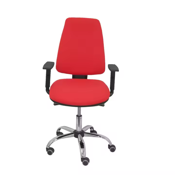 Piqueras Y Crespo Silla Elche S 24 Horas Bali Rojo Ergonómica con Espuma Viscoelástica - 1