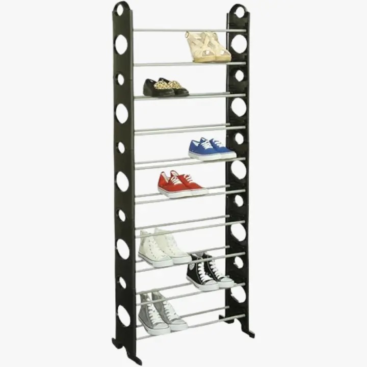 Zapatero de 10 Niveles con Capacidad para 30 Pares: Organización Inteligente y Compacta - 1