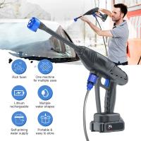 Pistola eléctrica de lavado de coche, limpiador de alta presión con boquilla de espuma, 26Bar, 12000mah, accesorios de limpieza para el hogar y el jardín - details 3