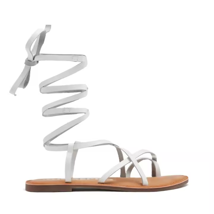 Sandalias planas de Mujer GIOSEPPO 69115 BLANCO ESCLAVA TIRAS DEDO BLANCO 35941 25V - 1