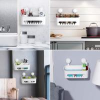 Carrito de ducha al vacío, ventosa, sin perforación, extraíble, impermeable, estante de pared para baño, cesta de ducha - details 4
