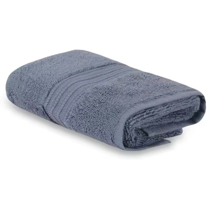 Toalla de Cortesía Wellhome - Algodón 100% - Azul - 30x50 Cm - 450 Gr/m² - 1