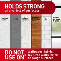 16 Pcs 3M Command Poster Strips Para Colgar Pósteres Sin Dañar La Pared Herramientas No Necesarias Decoración Para El Hogar - details 13