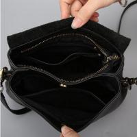Bolso Bandolera De Cuero Genuino Para Mujer Bolso De Mano Casual De Cuero De Vaca Real Gran Capacidad Bolsa De Hombro Sólida - details 10