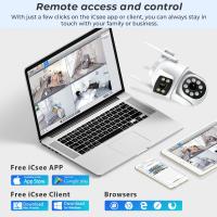 Cámara De Seguridad IP Inalámbrica 4K 8MP HD Con Lente Doble Y WiFi PTZ Cámara Exterior De Vigilancia Automática iCsee Para Calle - details 12