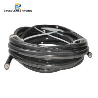 Hundón De Freno De Acero Inoxidable Tejido Con PTFE Para Motocicleta Línea De Freno De Aceite Y Combustible De 5m AN3 - details 0