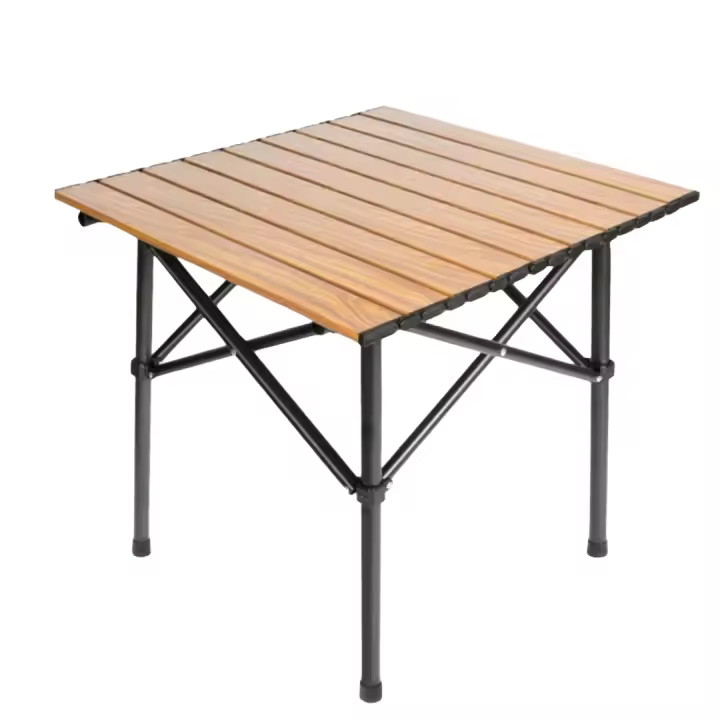 ARISE SHOP-Mesa plegable portátil de camping,Mesa de picnic para exteriores,mesa plegable para acampar,muebles al aire libre 50x50x52cm - 1
