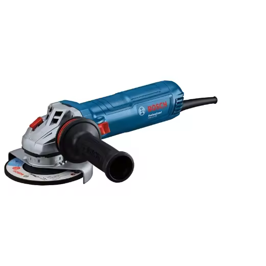Bosch Professional amoladora angular con cable GWS 12-125 (Ø del disco: 125 mm, poten. 1200 W, prot. re arranque, incl. Vibration Control, empuñadura aux., caperuza prot., tuerca apriete, llave brida) - 1