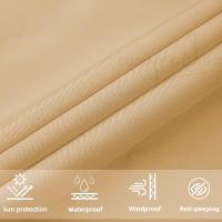 Toldo Sombrilla impermeable de 2x3 m, rectangular, Viento resistente, Protección UV para patio, Jardín, exterior, Terraza, Color Arena - details 2