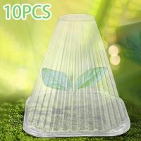 10 Piezas Juego De Cloches Para Jardín Protección Contra Heladas Y Frío Mini Invernadero Cubierta Resistente Al Viento Para Plantas - details 2