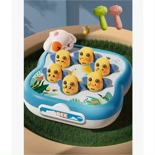 Juguete Educativo Para Bebés Martillo De Mole De Peluche Sonido De Percusión Animal Lindo Juguetes Sensoriales Para Niños De 3 Años Regalos - 1