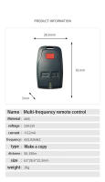 Control Remoto De Puerta De Garaje Con Batería Y Manual Multifrecuencia 100 Metros PHONEPACE - details 4
