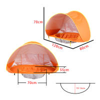 Carpa De Playa Para Bebé Protección Solar Plegable De Poliéster Para Niños Juguete De Piscina Casa De Juegos Al Aire Libre - details 4