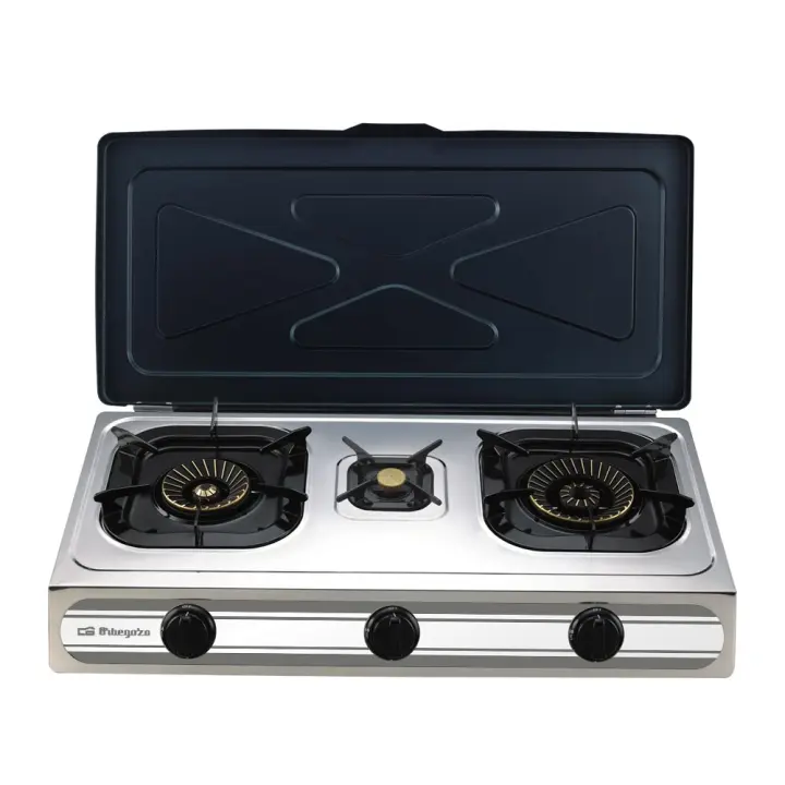 Orbegozo hornillo de gas FO 3500, 3 quemadores, gas butano/propano, uso exterior - 1