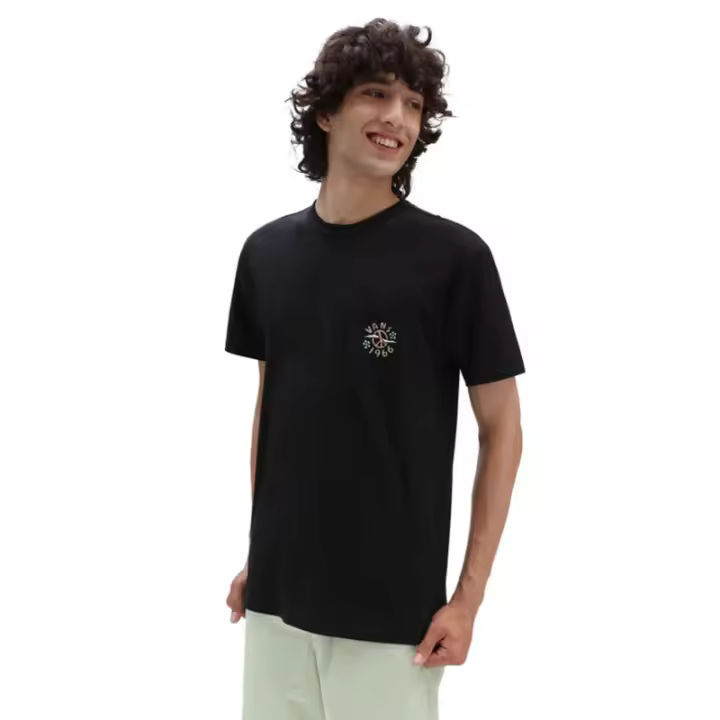 Camiseta Vans Negra Off The Wall - 1