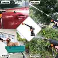 lavadora de coche de alta presión, 6 en 1, pistola de agua para lavado de jardín, pistola pulverizadora para batería Makita de 18V - details 5