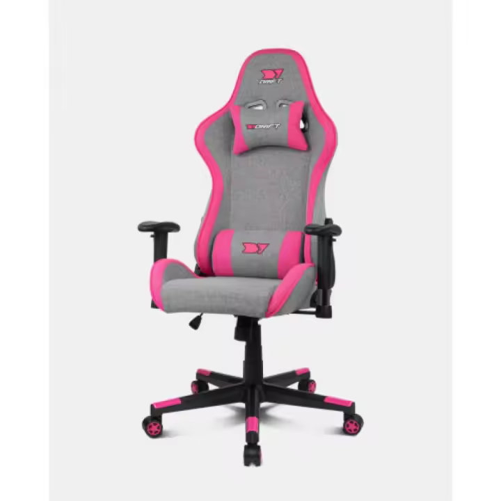 Drift Dr90 Pro Silla Para Videojuegos De Pc Asiento Acolchado Gris, Rosa - 1