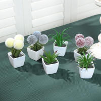 Juego De Macetas De Plástico Evergreen Para Decoración De Escritorio Y Oficina Estilo Suculentas Sin Mantenimiento Realista - details 29