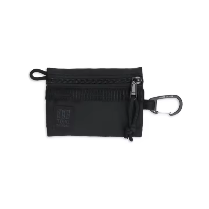 Cartera Negra Topo Designs Mountain Accessory Bag Black - 1