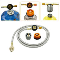 Adaptador De Recarga De Propano Para Estufa De Camping Al Aire Libre Con Cuerda De Extensión Convertidor De Tanque De Gas a Estufa Extension Cord De Metal 100cm - details 6
