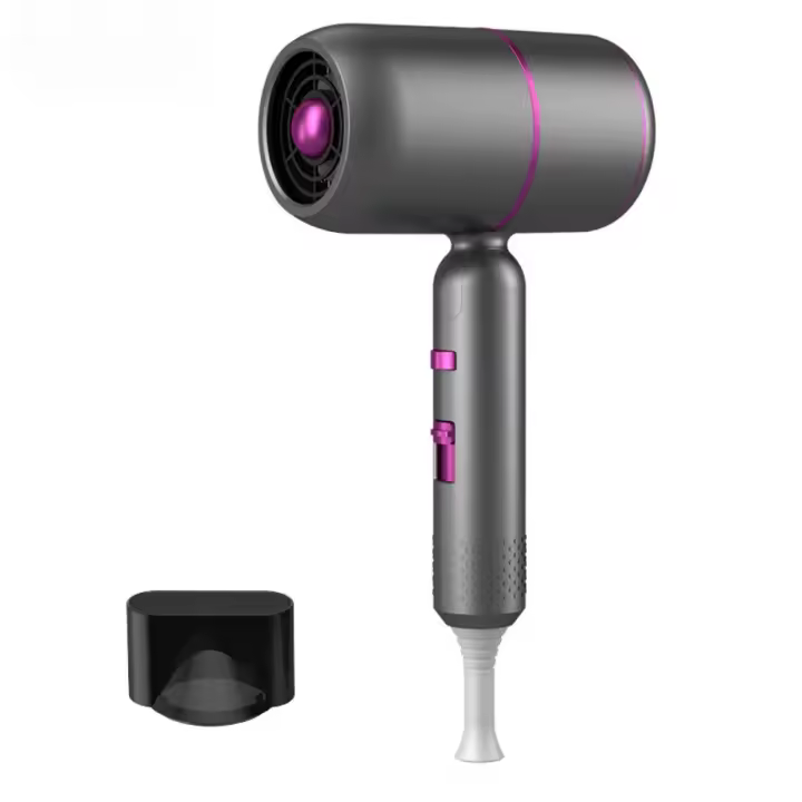 2400W plegable-Tecnología Iónica 5 niveles with Control Térmico Inteligente,Motor DC Silencioso 52dB y Manguito Cerámico Anti-Frizz - 1