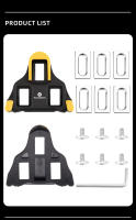 ROCKBROS Placa De Bloqueo Para Pedal De Bicicleta De Carretera SPD-SL SH11 SH10 SH12 Antideslizante Piezas De Bicicleta - details 13