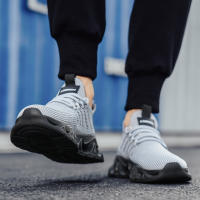 Zapatillas De Deporte Para Hombre YRZL Suela De Goma Transpirables Ligeros Zapatillas De Correr Negro Tenis De Caminar Aire Mesh Antideslizantes Para Verano - details 7
