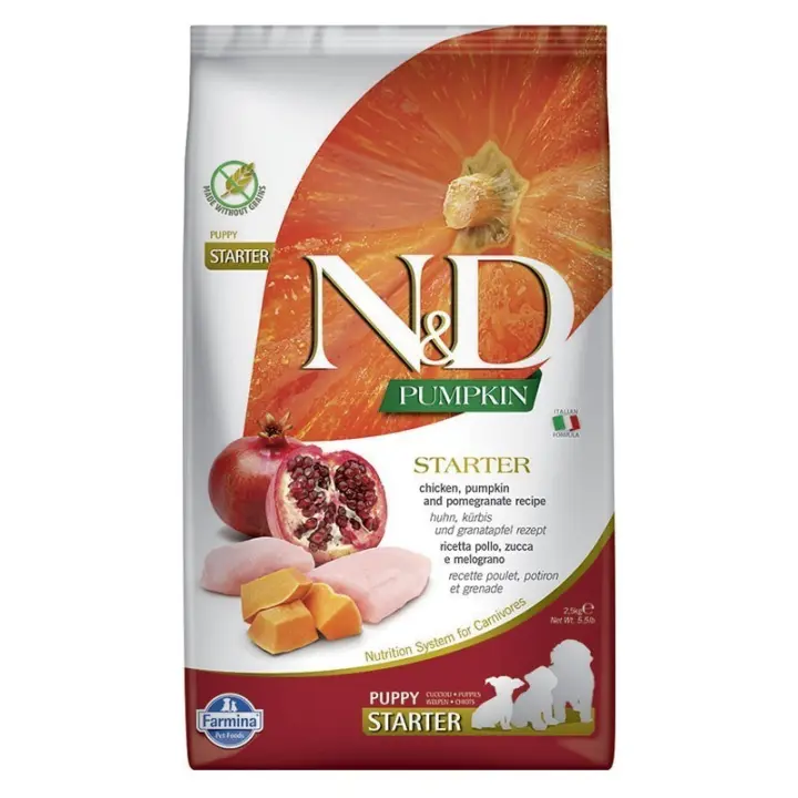 Farmina N&D Pumpkin Starter Puppy Pienso para Cachorros con Pollo 2,5kg - 1
