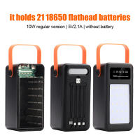 Caja De Batería DIY18650 PD QC4.0 3.0 22.5W Caja De Almacenamiento De Batería 21*18650 Carga Dual USB Tipo C Rápida Caja De Power Bank - details 1