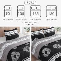 ARISE SHOP- Edredon  Estampado Reversible para Invierno y Otoño, edredón 100% Poliéster Siligonado.Transpirable, Caliente y Ultra suave, Para cama 90cm, 105cm, 135cm, 150cm - details 10