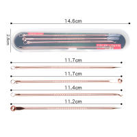 4PCS Eliminador De Puntos Negros Y Acné Para Mujeres Cuidado De La Piel Herramienta De Limpieza De Poros Tratamiento De Manchas Y Espinillas Con Aguja Hook - details 1