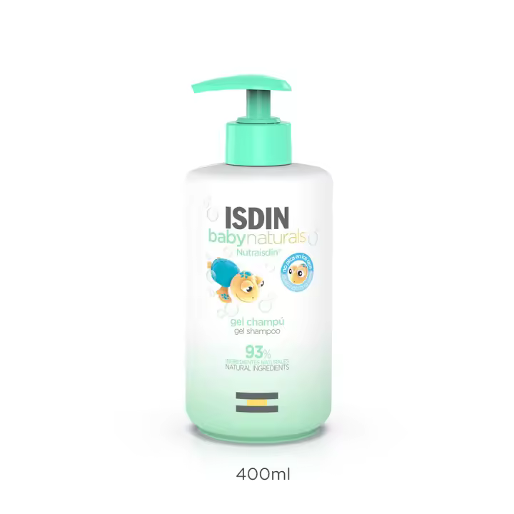 ISDIN Baby Naturals Gel champú. Higiene diaria de la piel. - 1