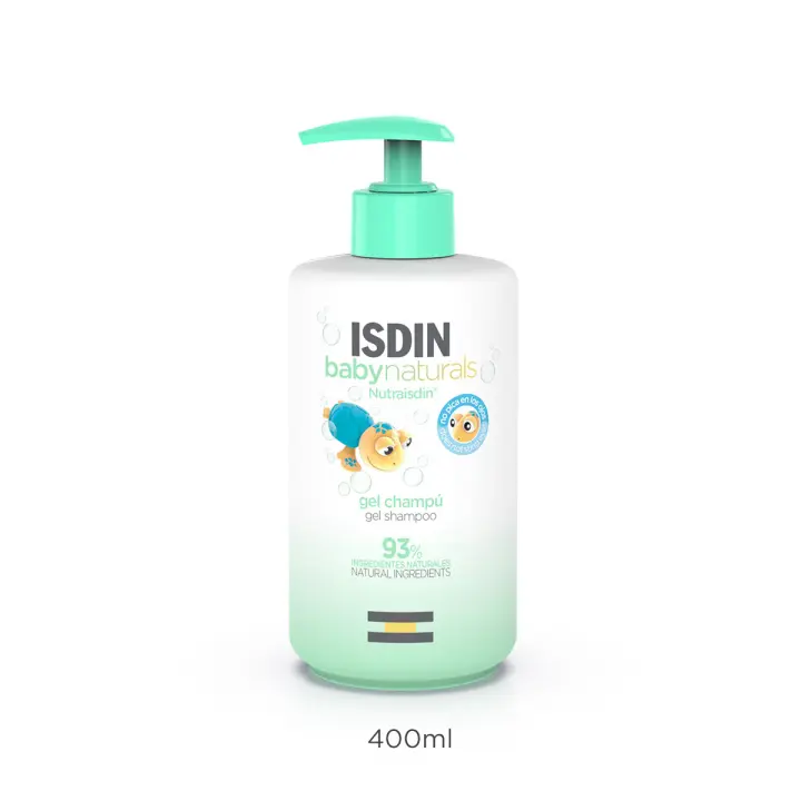 ISDIN Baby Naturals Gel champú. Higiene diaria de la piel. - 1